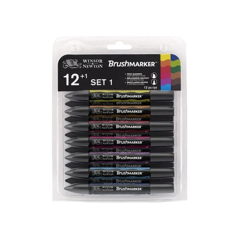 Winsor & Newton Brushmarker 12 Vibrant