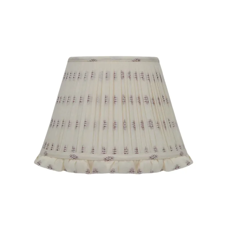 The Embroidered Cotton in Damson