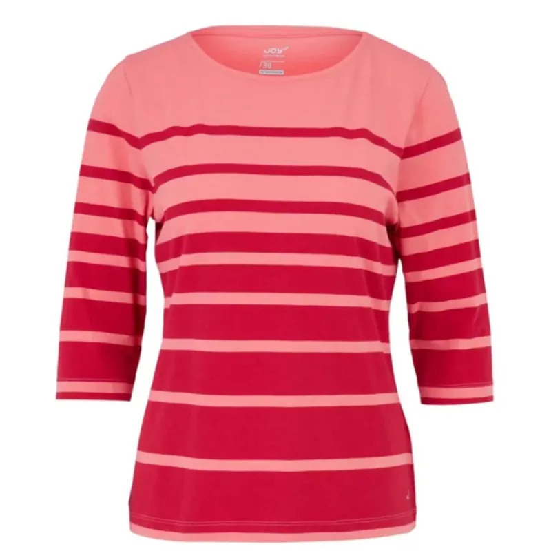 JOY - Lisa - 3/4 Arm Shirt - orange coral