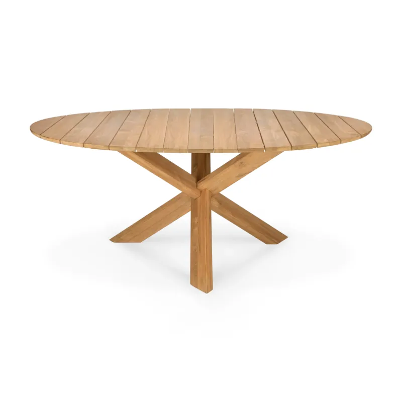 Outdoor Circle Dining Table | Teak