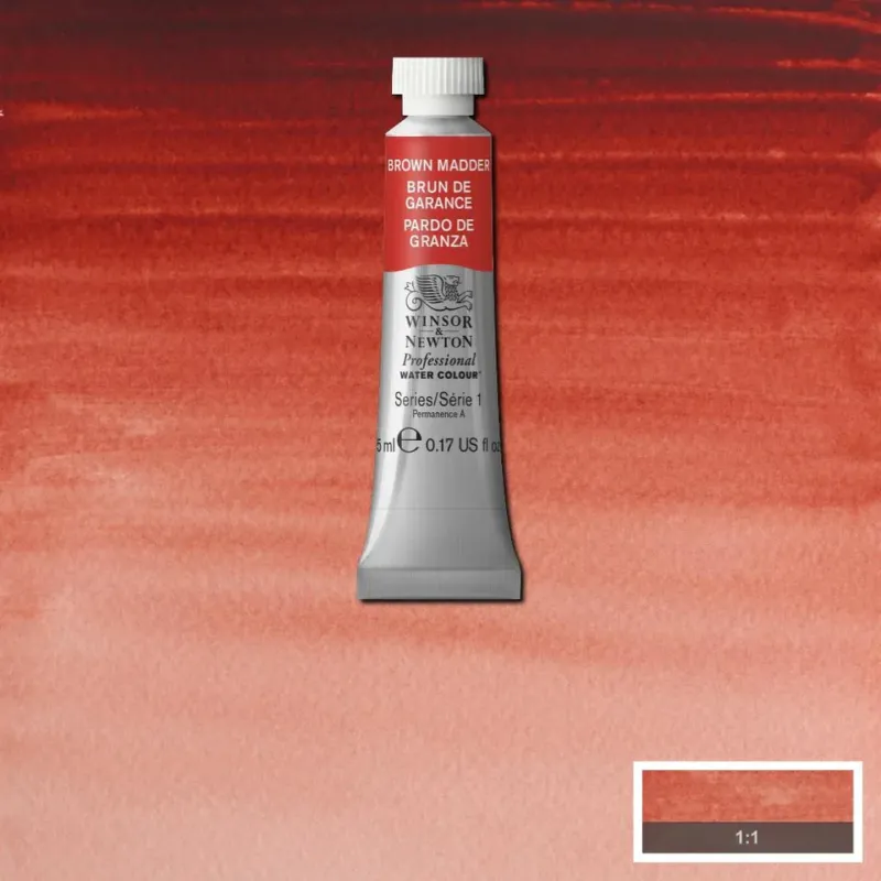 Winsor & Newton Professional Watercolour Series 1 5ml - Brown Madder