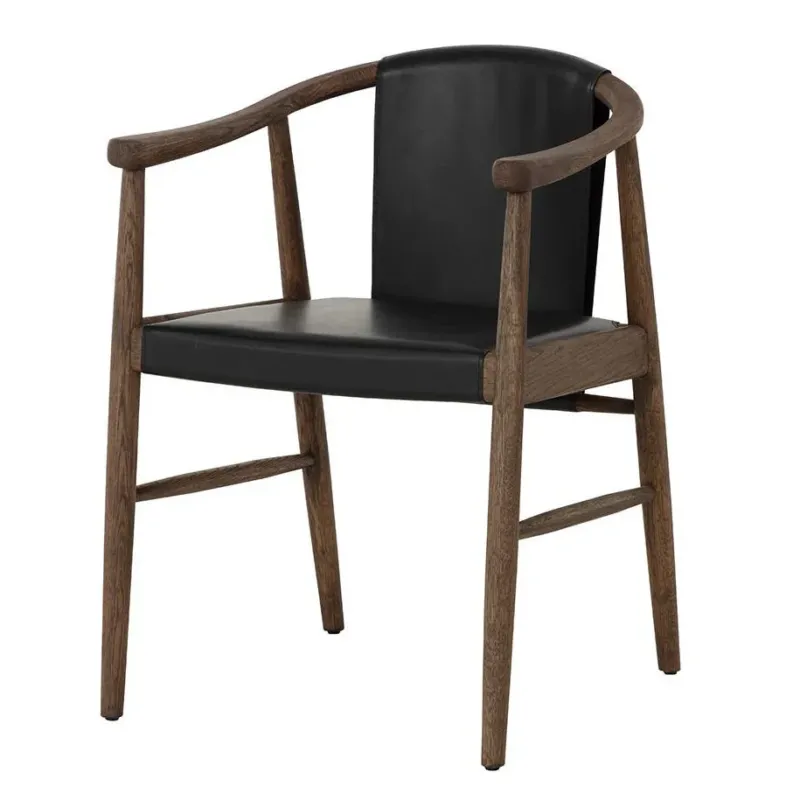 Aran Dining Armchair | Italian Leather