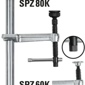 BESSEY Sparrenzwinge SPZ Spannweite 600 mm Ausladung 120 mm mit einschlagbarer Spitze