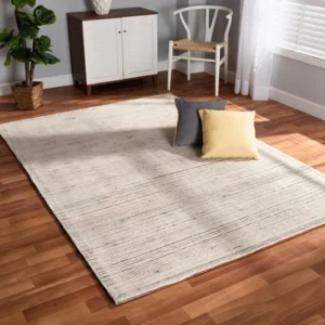 Baxton Studio Finsbury Modern and Contemporary Multi-Colored Hand-Tufted Wool Blend Area Rug | Modishstore | Rugs