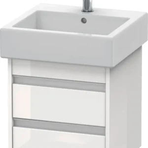 DURAVIT Ketho Waschtischunterbau wandhängend 440x450x480 mm, 2 Schubkästen, weiß matt