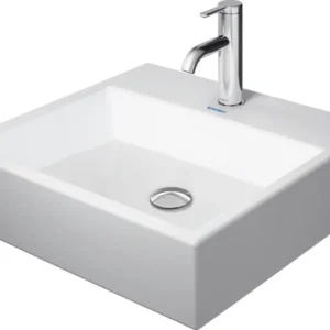 DURAVIT Vero Air Aufsatzbecken 500 mm, weiß, ohne Überlauf, mit Hahnlochbank, geschliffen