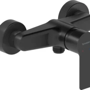 Duravit D-Code 2.0 Einhand-Brausemischer Aufputz mit Keramikmischsystem in Schwarz Matt