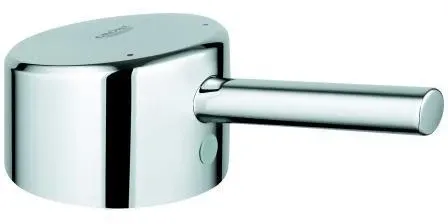 GROHE Hebel 46723 Chrom – Armaturengriff mit rot/blauer Temperaturanzeige