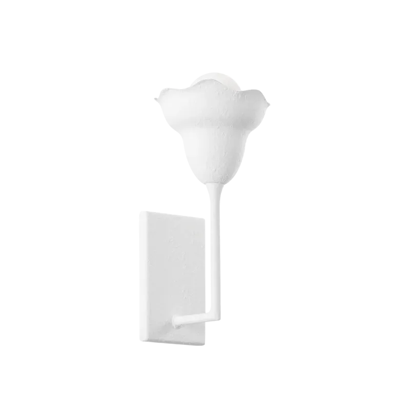 Alora Wall Sconce | White Plaster
