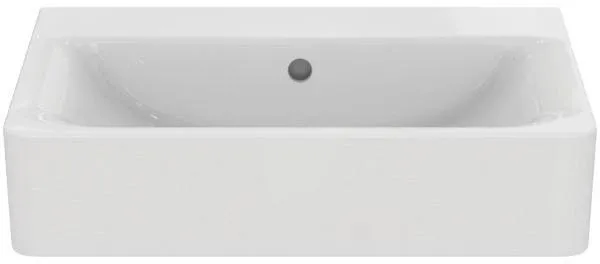 Ideal Standard Connect Cube Waschtisch 600x460mm Weiß ohne Hahnloch mit Überlauf