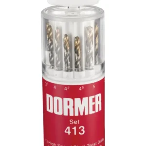DORMER Spiralbohrersatz A094 HSS TiN-beschichtet 13-teilig 1,5-6,5 mm