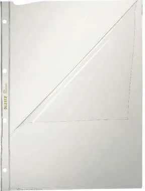 LEITZ OHP Präsentationshülle A4 glasklar 10 Stück oben/seitlich offen