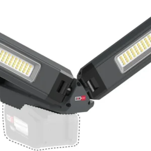 SCANGRIP DUO CONNECT LED-Strahler 108 W, 2500 lm, 18 V, IP30 – mit 2 flexiblen Leuchtenköpfen