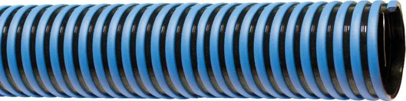 TEGUMA Saug- und Druckschlauch CORRUFLEX/BUNA/AS ID 51,0 mm – 50 m Rolle, flexibel, elektrostatisch ableitend