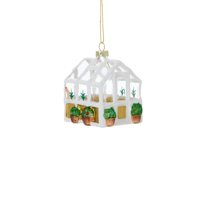 Greenhouse Ornament Set of 4 By Accent Decor | Ornaments | Modishstore - 1