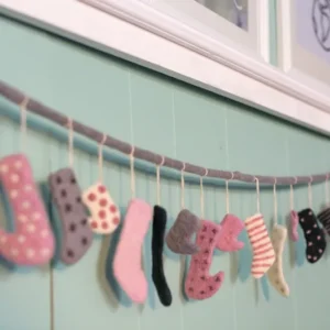 Stocking Garland SALE By Accent Decor | Garland & Wreath | Modishstore - 1