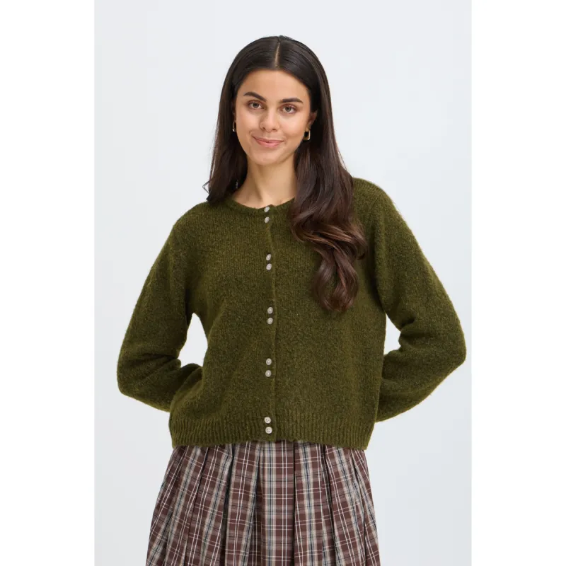 Bela Cardigan | Fir Green Melange