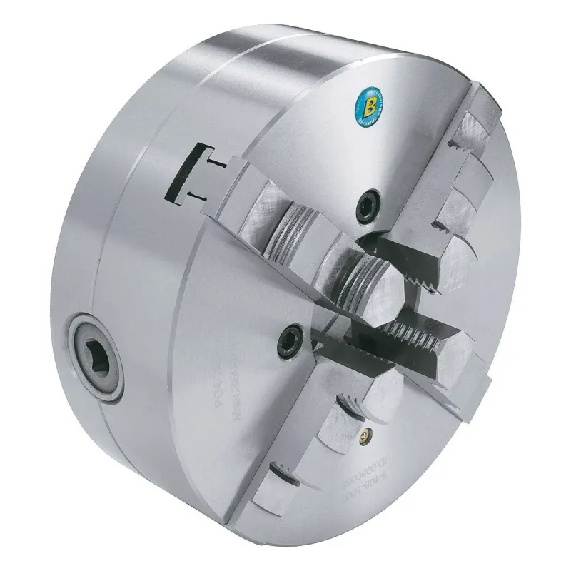 BERNARDO 4-Backenfutter aus Stahl – Modell Präzisions-4-Backenfutter PO4-315/D8