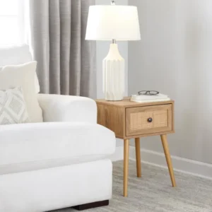 Stella 23" Ceramic Table Lamp Cream By LumiSource | Table Lamps | Modishstore