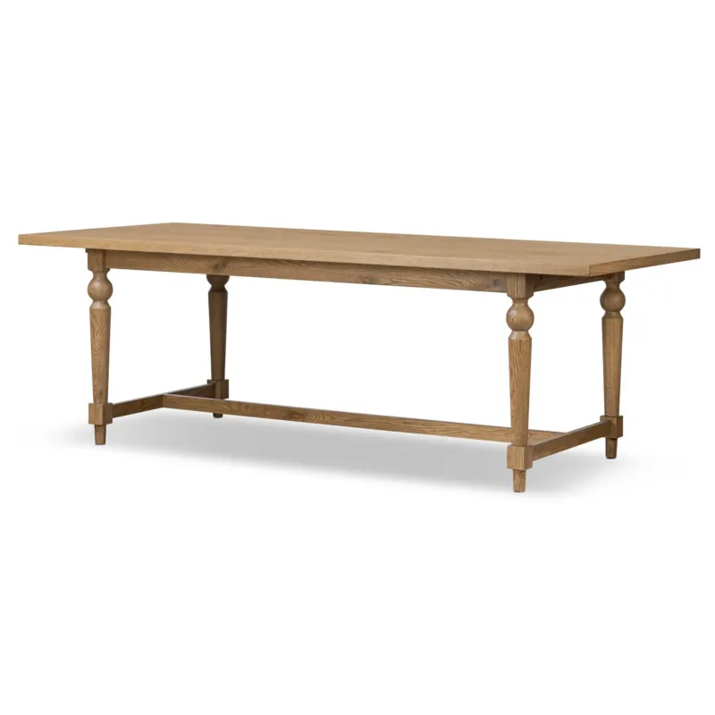 Blinn Extension Dining Table | Worn Oak Veneer