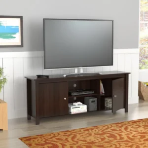 Espresso Finish Wood Media Center and TV Stand By Homeroots | TV Stands | Modishstore