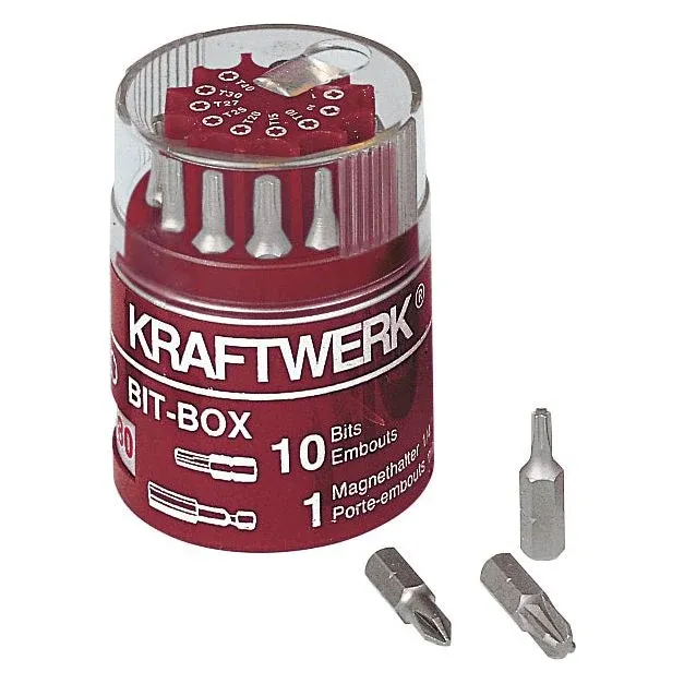 KRAFTWERK 25 mm 1/4" Universal-Bit-Box 11-tlg - KW-2780