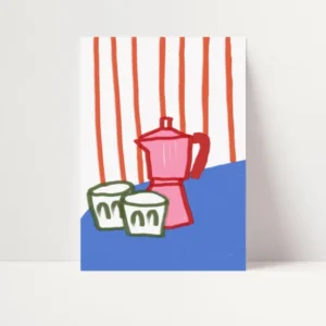 Moka Pot | Coffee Print | UNFRAMED