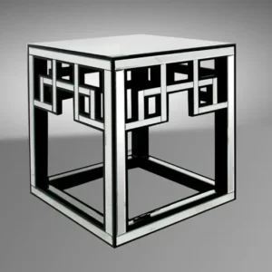 26" Mirrored Glass and MDF End Table By Homeroots | End Tables | Modishstore