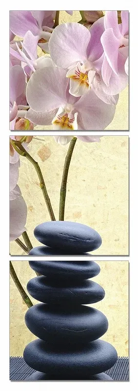 24" Multicolor Canvas Vertical 3 Panels Photo By Homeroots | Wall Decor | Modishstore