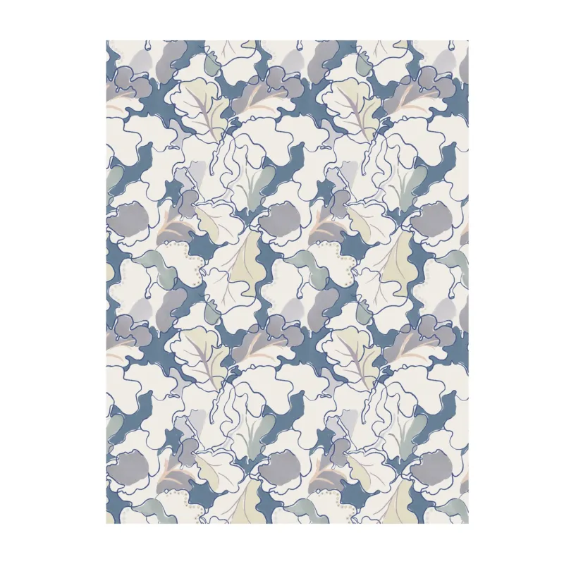 Adagio - Wallpaper - Blue and Grey