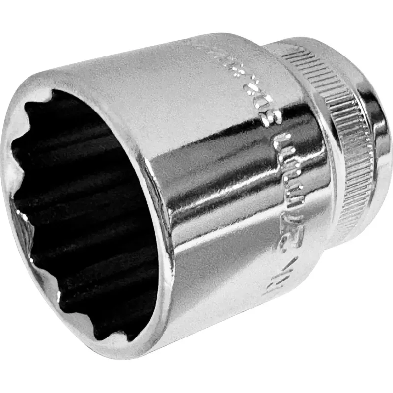 KRAFTWERK 40 mm 27 PRO LINE 1/2" Steckschlüsseleinsatz Aussen Doppel-Sechskant, 12-kant, lang, - KW-302.202.219