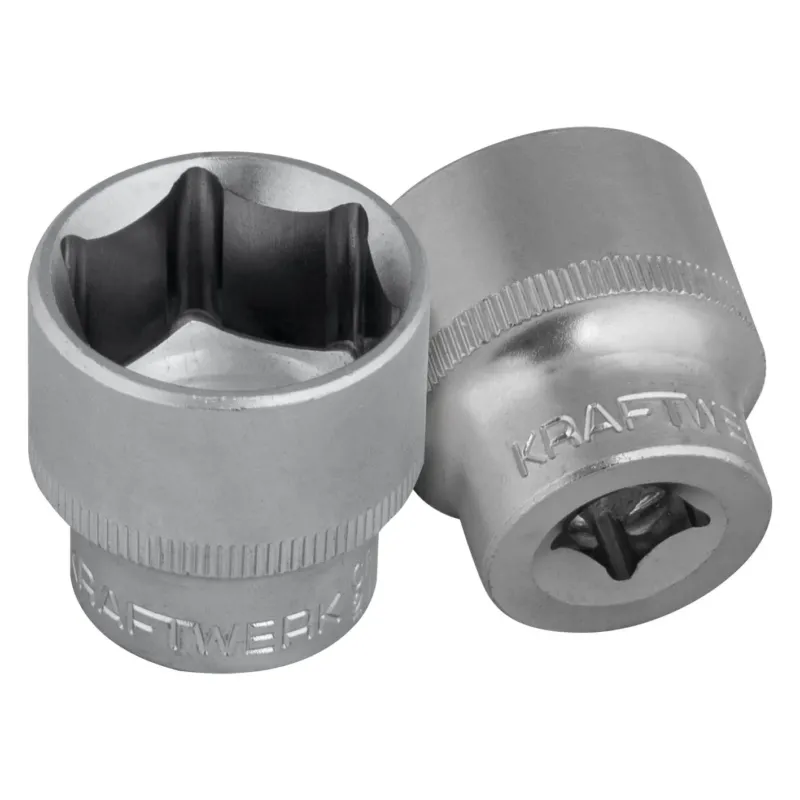 KRAFTWERK BASIC LINE 14 mm 3/8" Steckschlüsseleinsatz Aussen Sechskant - KW-302.213.140