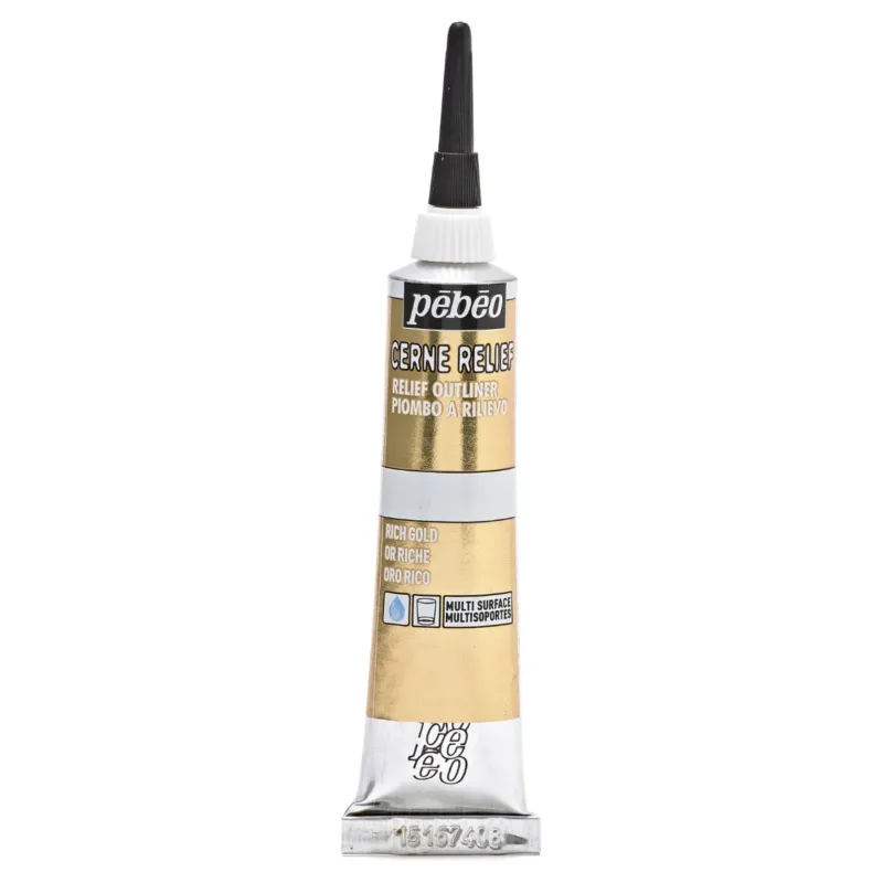 Pebeo Cerne Relief 20ml - Rich Gold