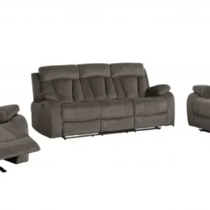 120" Modern Brow Fabric Sofa Set By Homeroots | Sofa Set | Modishstore