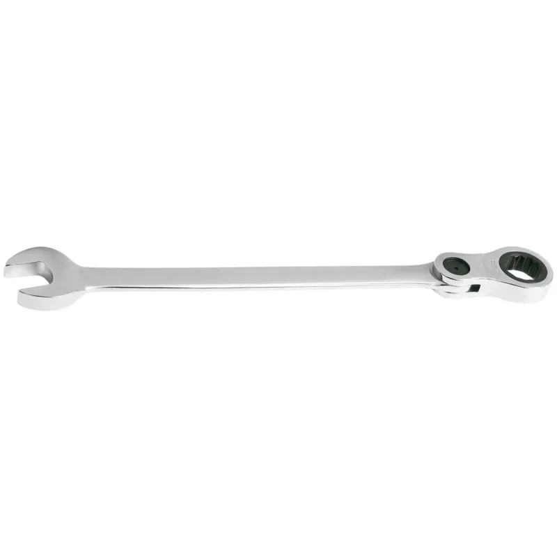 KRAFTWERK 17 mm PRO LINE ANGLE CLICKRAFT Ringratschen-Maulschlüssel, abwinkelbar, - KW-3402-17