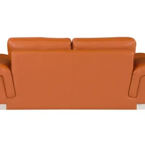 73'" X 39'" X 32'" Modern Camel Leather Sofa And Loveseat By Homeroots | Sofa Set | Modishstore