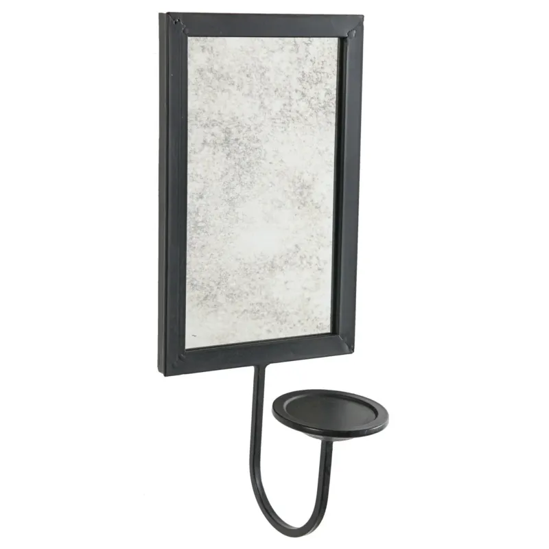 A&B Home Mirrored Wall Sconce Candle Holder - Set Of 2 | Candle Holders | Modishstore