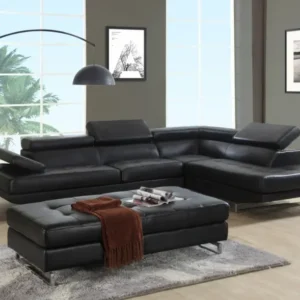 Black Sectional RAF By Homeroots | Sectional | Modishstore