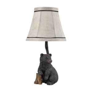 Smokey Bear in Woodlands Accent Lamp By Homeroots | Table Lamps | Modishstore