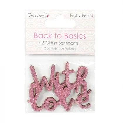 B2B Pretty Petals Glittered With Love