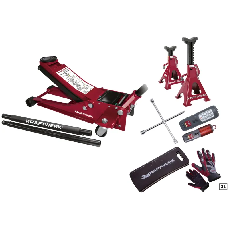 KRAFTWERK PRO LINE Universal-Radwechsel-Satz mit 38112 – Kompaktes Tool Set für den schnellen Reifenwechsel - KW-38112SET
