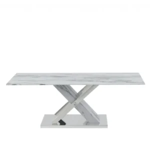 Elegant Marble Glass top Coffee Table By Homeroots | Coffee Tables | Modishstore