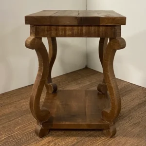 Modern Farmhouse Solid Wood Scroll End Table By Homeroots | End Tables | Modishstore