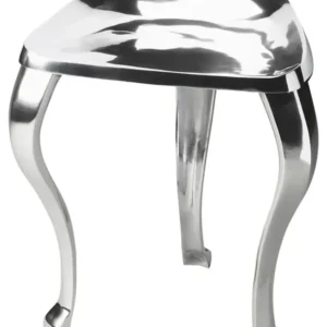 Modern Tripod Aluminum Stool By Homeroots | Stools | Modishstore