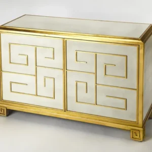 Bello Leather Console Cabinet By Homeroots | Cabinets | Modishstore
