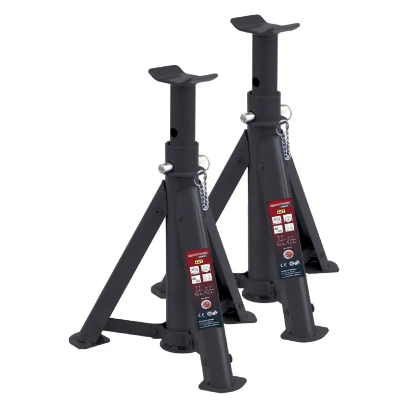 KRAFTWERK Klappbarer Unterstellbock, 276 - 363mm, max. 2t, 1 Paar - KW-3972