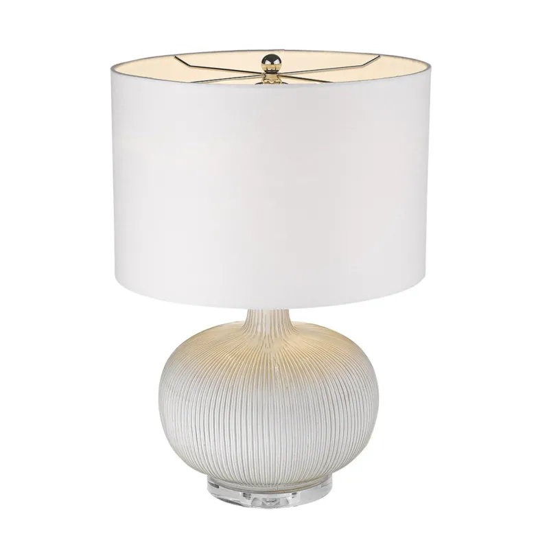 Trend Home 1-Light Polished Nickel Table Lamp By Homeroots - 399160 | Table Lamps | Modishstore