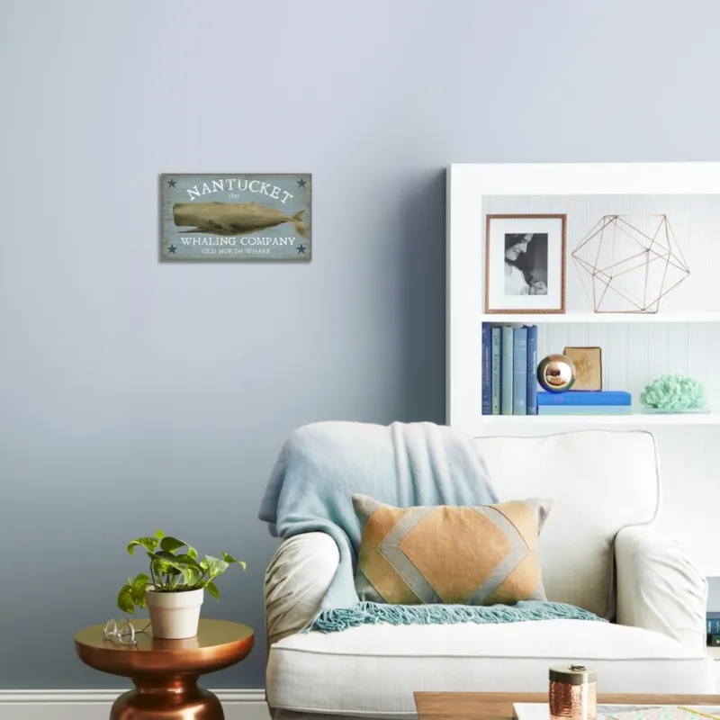 c1897 Grey Whale XL Wall Decor By Homeroots | Wall Decor | Modishstore