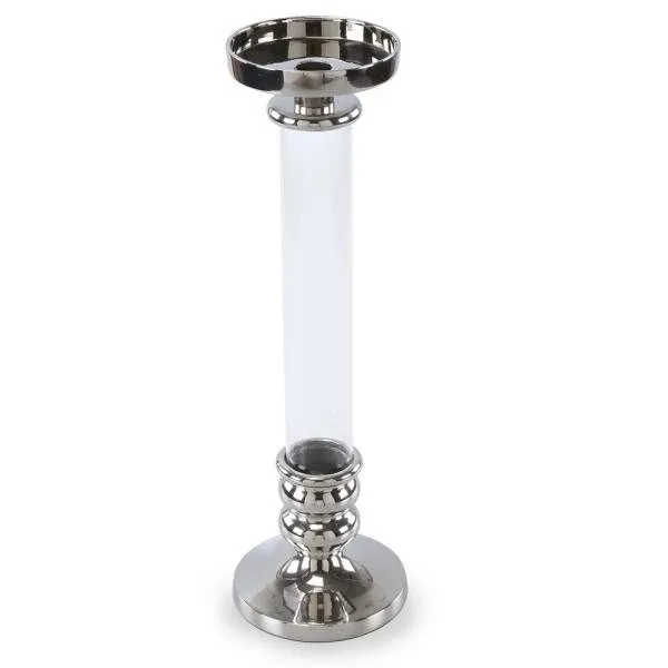 Tall Glass Column Pillar Candle Holders By SPI Home | Candle Holders | Modishstore