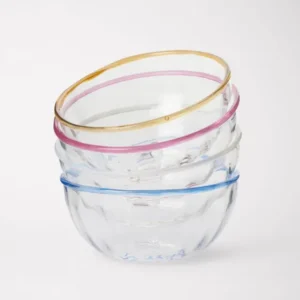 Peter Bowl | Set of Four Mixed Colours